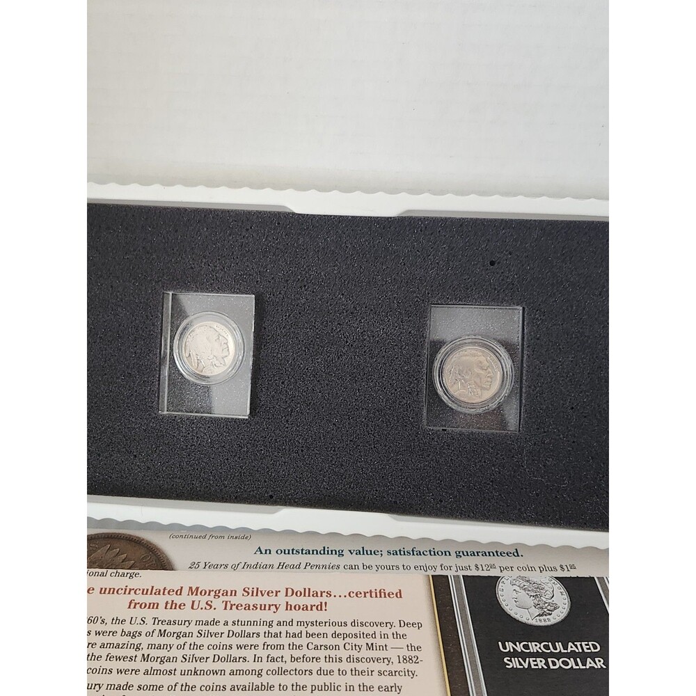 Lot Of 2-1928 NO Mint Mark-Indian Head/ Buffalo Nickel! Good condition!